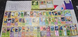 semi vintage pokemon card lot MP/DMG Holos and rares,c,un 200+ - Image 1