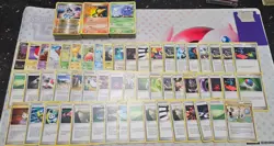 semi vintage pokemon card lot MP/DMG Holos and rares,c,un 200+ - Image 4
