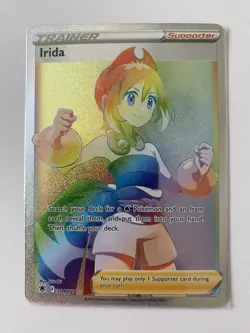 Irida 204/189 - Secret Rainbow Rare Full Art - Pokemon Card - NM - 1¢ start! - Image 1