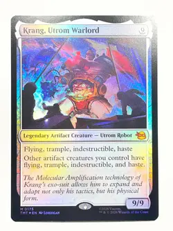 (1) FOIL Krang, Utrom Warlord Trading Card (M #0175, 2026 Viacom) MTG TMNT WotC - Image 1