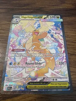 Mega Dragonite EX Full Art Holo Rare 290/217 Pokemon TCG Card - Image 4