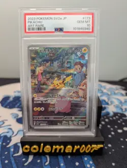PSA GEM MINT 10 - Pikachu 173/165 Sv2a: Pokemon Card 151 Holo (Japanese) - Image 1