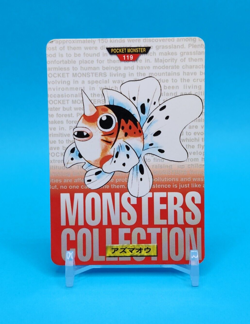 Pokemon Card Japanese - Seaking No. 119 - Bandai Carddass - Red - Image 1