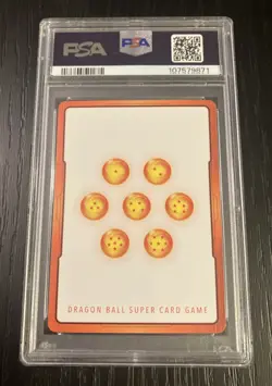 Bulma PSA 10 Dragon Ball Fusion World #E-14 Energy Marker Waifu Graded Card - Image 2