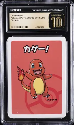 2019 POKEMON PLAYING CARDS JAPANESE OLD MAID CHARMANDER CGC 10 PRISTINE - Image 1