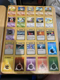 Big Vintage Pokemon 75 Card Lot No Duplicate Cards Base, JG, Fossil, Rocket Ect - Image 2