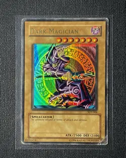 Yugioh! Dark Magician SDY-006 Wavy Unlim + Foilshift Misprint - Image 1