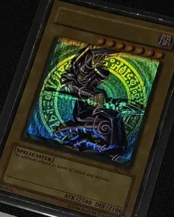 Yugioh! Dark Magician SDY-006 Wavy Unlim + Foilshift Misprint - Image 2