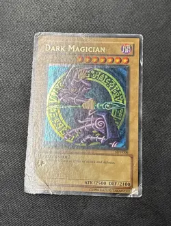 Yugioh! Dark Magician SDY-006 Wavy Unlim + Foilshift Misprint - Image 3