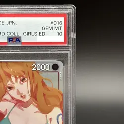 PSA 10 NAMI OP01-016 R ONE PIECE CARD Premium Card Collection Girls ED Japanese - Image 3