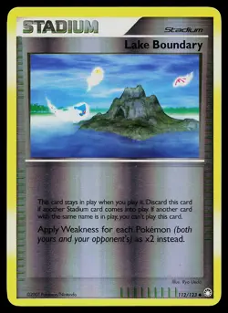 Pokemon Card - Lake Boundary Mysterious Treasures 112/123 Uncommon Reverse Holo - Image 1