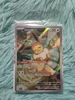 Pokemon Eevee TCG SVP 173 Scarlet & Violet Black Star Promo NM Sealed Card - Image 1