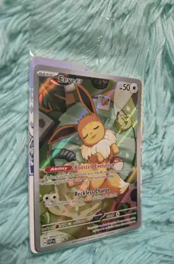 Pokemon Eevee TCG SVP 173 Scarlet & Violet Black Star Promo NM Sealed Card - Image 2