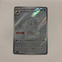 Crabominable - (Holiday Calendar) Illustration Rare Card 149/142 Crease On Back - Image 1