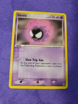 Pokemon Gastly Card 63/112 Non-Holo, Fire Red & Leaf Green, 2004 Lp - Image 1