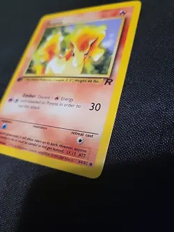 1st Edition Pokemon Card Team Rocket Ponyta Lp Tcg Common - Image 3