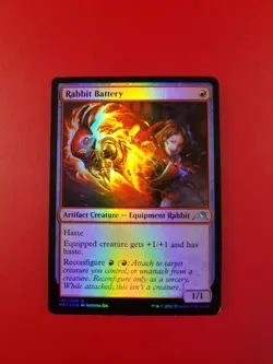 1x Rabbit Battery | FOIL | Kamigawa Neon Dynasty | MTG Magic Cards - Image 3