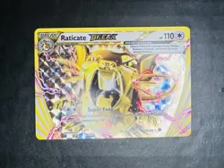 Pokemon TCG Single Card Raticate BREAK Full Holo Rare 89/122 BREAKpoint 2016 - Image 1