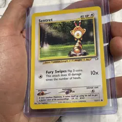 Pokemon Sentret 71/111 Common Pokemon Card NM/MT Vintage Vtg Nintendo TCG WOTC - Image 2