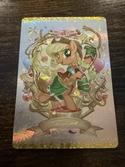 My Little Pony Trading Card 15 Years Applejack Kayou MLPME02-SGR-006L5 2025 Foil - Image 1