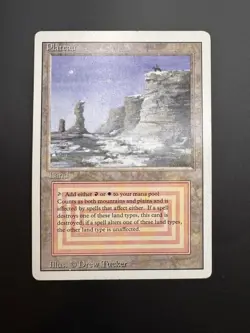 Magic: The Gathering MTG Plateau Revised Edition - Image 1