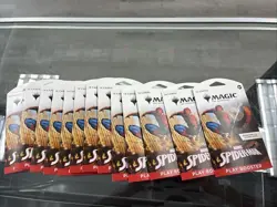 MTG: Magic The Gathering Marvel Spider-Man Play Sleeved Booster Pack LOT OF 13 - Image 1