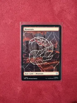 Full Art Mountain - Marvels Spider-Man SPM Magic The Gathering MTG Non Foil #192 - Image 1