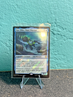 Ray Fillet, Wave Warrior (Surge Foil) R Commander: Teenage MN Turtles 14 Foil NM - Image 1