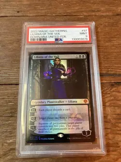 Liliana of the Veil foil - Dominaria United (DMU) Magic the Gathering PSA 9 - Image 1