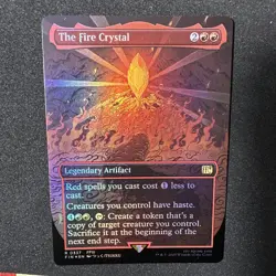 The Fire Crystal (Borderless) Final Fantasy Regular Rare NM - Image 1