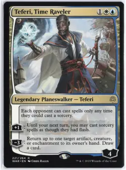 Teferi, Time Raveler War of the Spark #221 MTG NM / M Regular - Image 1