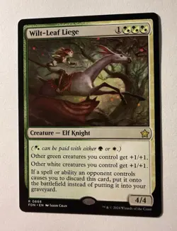 Wilt-Leaf Liege 0668 | Magic the Gathering MTG | Foundations | Rare | NM - Image 1