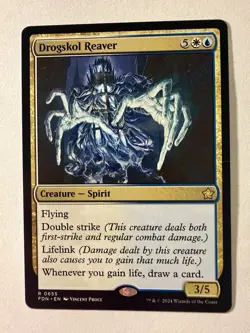 MTG - Drogskol Reaver - FDN 0655 - Foundations - Rare - Magic the Gathering - Image 1