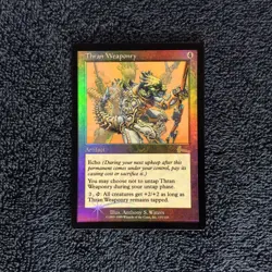 MTG Thran Weaponry Urza's Legacy rare Foil Unplayed Near Mint - Image 3