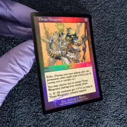 MTG Thran Weaponry Urza's Legacy rare Foil Unplayed Near Mint - Image 5