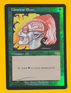 MTG LLANOWAR ELVES (Foil) FNM (OldManMTG 013-167) - Image 1