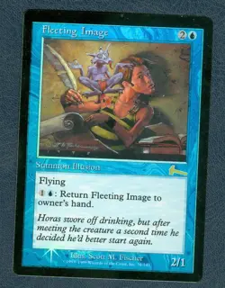 MTG Fleeting Image Urza's Legacy rare Foil Unplayed Near Mint - Image 1