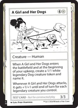 Normal - A Girl and Her Dogs - NM - EN - Image 1