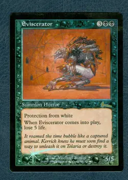 MTG Eviscerator Urza's Legacy rare Foil Unplayed Near Mint - Image 1