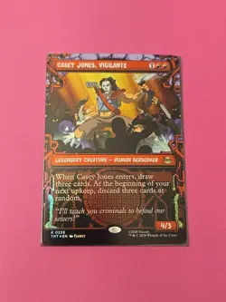 Casey Jones, Vigilante, MTG, Teenage Mutant Ninja Turtles, Showcase FOIL, 0235 - Image 1