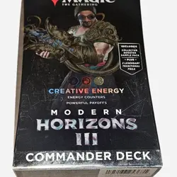 MTG Modern Horizons 3 Creative Energy Commander Deck New Sealed - Image 1
