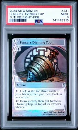 2024 MTG MYSTERY BOOSTER 2: CONVENTION EDITION #231 SENSEI'S DIVINING TOP PSA 9 - Image 1