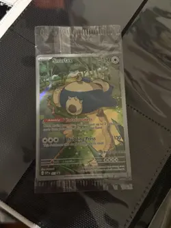 Pokemon 151 Black Star Pokemon Center Stamp Promo - Snorlax 051 SEALED - Image 1
