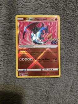 Radiant Charizard 011/078 Pokemon GO Holo - Image 1