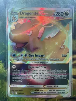 Dragonite VSTAR Pokemon GO 050/078 Holo Ultra Rare Pokemon TCG Card (#1) - Image 1