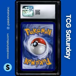 2025 POKEMON PHANTASMAL FLAMES #098/094 PIPLUP ILLUSTRATION RARE CGC 8 - Image 2