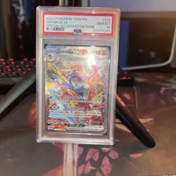Pokemon TCG Greninja EX 214/167 Twilight Masquerade Gem MT PSA 10 - Image 1