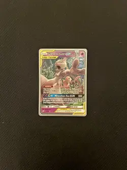 2019 Pokemon TCG Mewtwo & Mew GX Tag Team 71/236 World Championships NM - Image 1