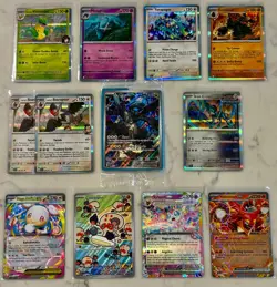 Pokemon TCG Ascended Heroes FULL ART EX HOLO LOT X12 SYLVEON VEKROM CLOBBOPUS - Image 1