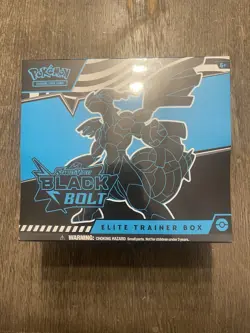 Pokemon BLACK BOLT Elite Trainer Box ETB New & Sealed Scarlet & Violet TCG - Image 1